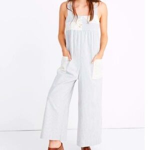 Madewell x The New Denim Project Patchwork Jumpsuit